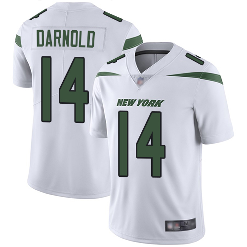 New York Jets Limited White Men Sam Darnold Road Jersey NFL Football #14 Vapor Untouchable